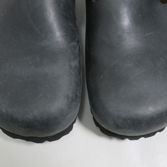 Birkenstock Unisex Boston Oiled Leather Clog Black Size 8 US M / 10 US L / 41 EU - Picture 5 of 12